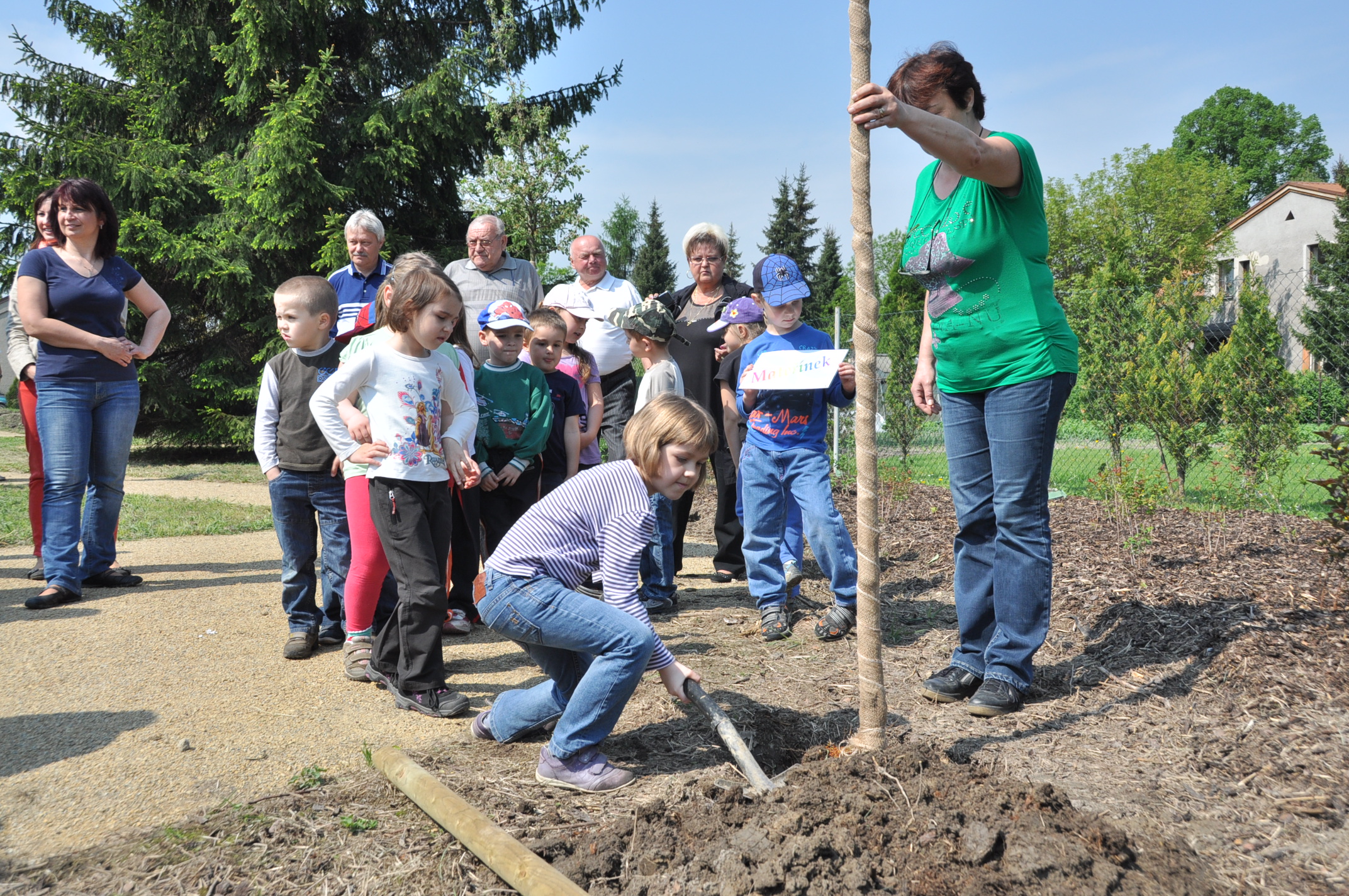 2014 04 30 sázení stromů sokolovna Záblatí 18